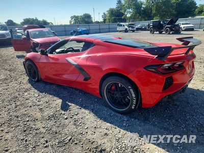 Drugie zdjęcie samochodu z przodu: 2022 CHEVROLET CORVETTE STINGRAY 3LT VIN:1G1YC2D47N5106581 - miniatura