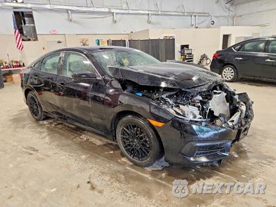 Czwarte zdjęcie samochodu z boku: 2017 HONDA CIVIC EX VIN:19XFC2F72HE227632 - miniatura