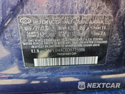 Zdjęcie 12 z 12 samochodu: 2013 HYUNDAI SONATA GLS VIN:5NPEB4AC6DH715986 - miniatura