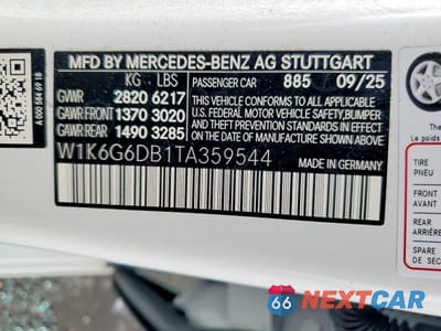 Zdjęcie 12 z 12 samochodu: 2026 MERCEDES-BENZ S 500 4MATIC VIN:W1K6G6DB1TA359544 - miniatura