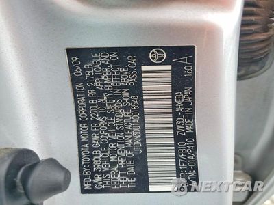 Zdjęcie 12 z 12 samochodu: 2010 TOYOTA PRIUS II VIN:JTDKN3DU1A0018548 - miniatura