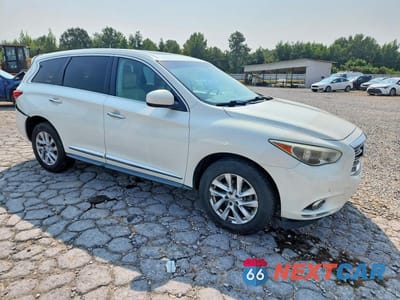 Czwarte zdjęcie samochodu z boku: 2013 INFINITI JX35 BASE VIN:5N1AL0MN1DC316797 - miniatura