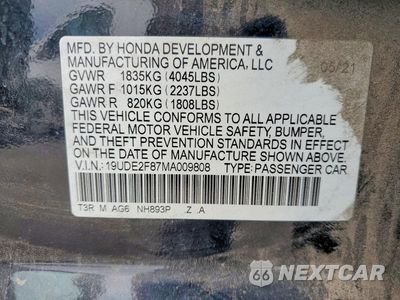 Zdjęcie 13 z 13 samochodu: 2021 ACURA ILX PREMIUM A-SPEC VIN:19UDE2F87MA009808 - miniatura
