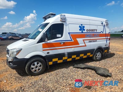 2017 MERCEDES-BENZ SPRINTER 2500 AMBULANCE WDAPE7CDXHP384382 - główne zdjęcie licytacji z USA - miniatura