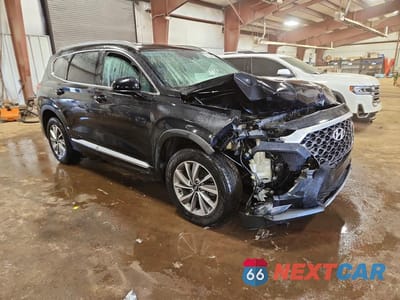 Czwarte zdjęcie samochodu z boku: 2020 HYUNDAI SANTA FE SEL VIN:5NMS3CAD0LH222674 - miniatura