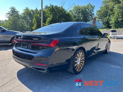 Trzecie zdjęcie samochodu z tyłu: 2022 BMW 740 XI VIN:WBA7T4C07NCH73398 - miniatura
