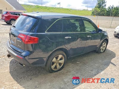 Trzecie zdjęcie samochodu z tyłu: 2011 ACURA MDX TECHNOLOGY VIN:2HNYD2H60BH528772 - miniatura