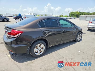 Trzecie zdjęcie samochodu z tyłu: 2014 HONDA CIVIC LX VIN:2HGFB2F56EH555199 - miniatura