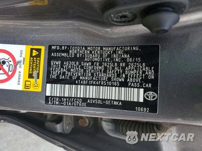 Zdjęcie 12 z 12 samochodu: 2015 TOYOTA CAMRY LE VIN:4T4BF1FK4FR510165 - miniatura