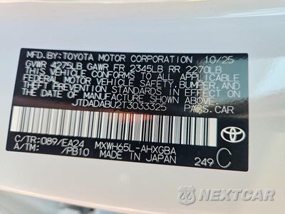 Zdjęcie 12 z 12 samochodu: 2026 TOYOTA PRIUS NIGHTSHADE VIN:JTDADABU2T3033325 - miniatura