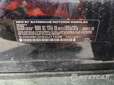Zdjęcie 13 z 13 samochodu: 2014 BMW X5 XDRIVE50I VIN:5UXKR6C50E0J71698 - miniatura