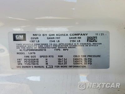 Zdjęcie 14 z 14 samochodu: 2022 CHEVROLET TRAX 1LT VIN:KL7CJPSM8NB509216 - miniatura