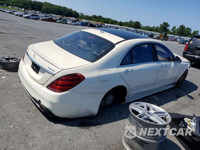 Trzecie zdjęcie samochodu z tyłu: 2019 MERCEDES-BENZ S 560 4MATIC VIN:WDDUG8GB0KA444503 - miniatura