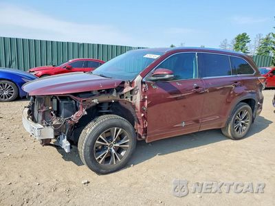 2016 TOYOTA HIGHLANDER XLE 5TDJKRFH0GS268893 - główne zdjęcie licytacji z USA - miniatura