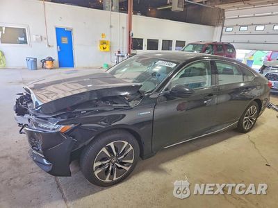 2018 HONDA ACCORD HYBRID EXL 1HGCV3F55JA001872 - główne zdjęcie licytacji z USA - miniatura