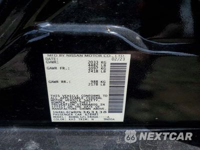 Zdjęcie 12 z 12 samochodu: 2023 NISSAN ALTIMA SR VIN:1N4BL4CW8PN363138 - miniatura