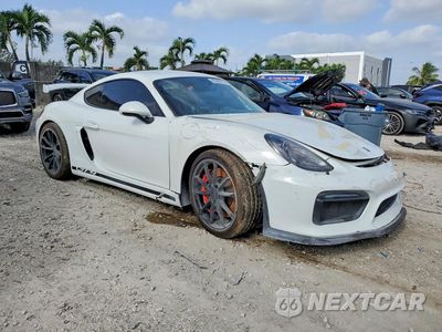 Czwarte zdjęcie samochodu z boku: 2016 PORSCHE CAYMAN GT4 VIN:WP0AC2A82GK197098 - miniatura