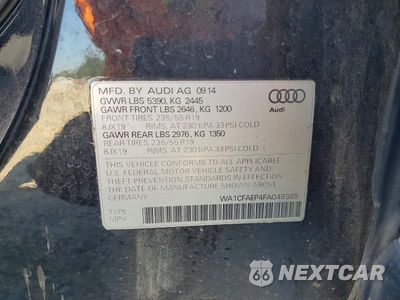 Zdjęcie 12 z 12 samochodu: 2015 AUDI Q5 PREMIUM VIN:WA1CFAFP4FA049365 - miniatura