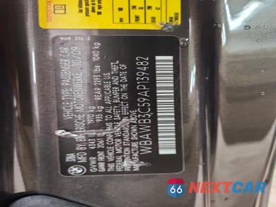 Zdjęcie 12 z 12 samochodu: 2010 BMW 328 I VIN:WBAWB3C59AP139482 - miniatura