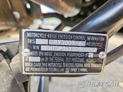 Zdjęcie 9 z 9 samochodu: 2025 ZHEJRI SCOOTER 300CC VIN:LEHTDP06XSR000013 - miniatura
