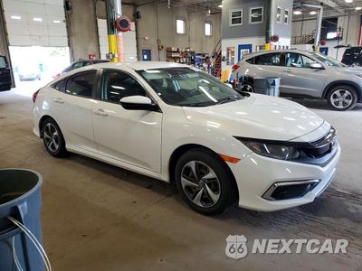 Czwarte zdjęcie samochodu z boku: 2021 HONDA CIVIC LX VIN:2HGFC2F66MH510638 - miniatura