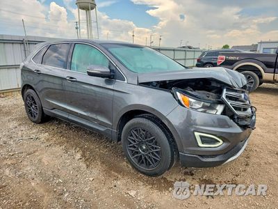 Czwarte zdjęcie samochodu z boku: 2017 FORD EDGE SEL VIN:2FMPK4J81HBC17003 - miniatura