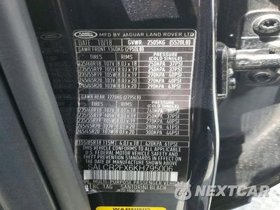 Zdjęcie 12 z 12 samochodu: 2019 LAND ROVER DISCOVERY SPORT HSE VIN:SALCR2FX6KH795006 - miniatura
