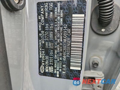 Zdjęcie 13 z 13 samochodu: 2021 HYUNDAI VENUE SEL VIN:KMHRC8A31MU089142 - miniatura