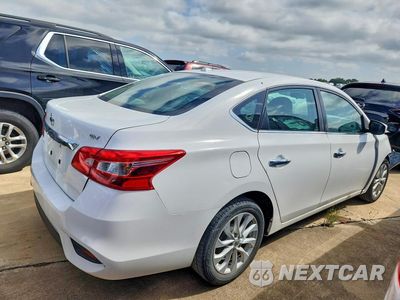 Trzecie zdjęcie samochodu z tyłu: 2019 NISSAN SENTRA SV VIN:3N1AB7AP9KY388375 - miniatura