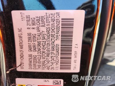 Zdjęcie 13 z 13 samochodu: 2018 HONDA ACCORD SPORT VIN:1HGCV1F33JA053701 - miniatura