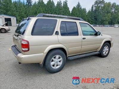 Trzecie zdjęcie samochodu z tyłu: 2002 NISSAN PATHFINDER SE VIN:JN8DR09X72W652187 - miniatura