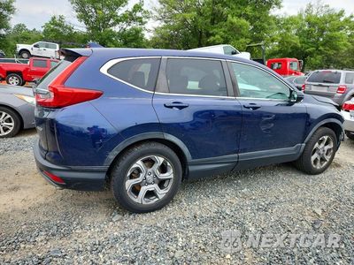 Trzecie zdjęcie samochodu z tyłu: 2019 HONDA CR-V EX VIN:5J6RW2H56KA006863 - miniatura