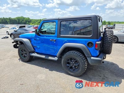 Drugie zdjęcie samochodu z przodu: 2021 JEEP WRANGLER SPORT VIN:1C4GJXAN1MW822761 - miniatura