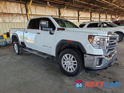 Czwarte zdjęcie samochodu z boku: 2022 GMC SIERRA K2500 SLT VIN:1GT49NEY4NF201634 - miniatura