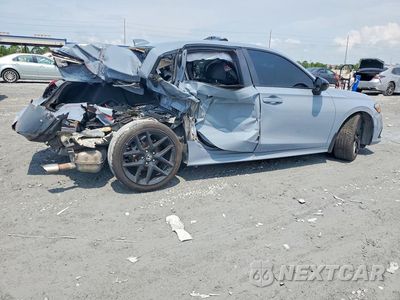 Trzecie zdjęcie samochodu z tyłu: 2022 HONDA CIVIC SPORT VIN:2HGFE2F56NH590297 - miniatura