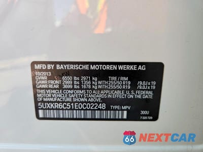 Zdjęcie 13 z 13 samochodu: 2014 BMW X5 XDRIVE50I VIN:5UXKR6C51E0C02248 - miniatura