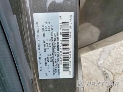 Zdjęcie 12 z 12 samochodu: 2014 MAZDA 3 SPORT VIN:JM1BM1K7XE1173331 - miniatura