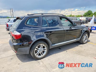 Trzecie zdjęcie samochodu z tyłu: 2007 BMW X3 3.0SI VIN:WBXPC93427WF14793 - miniatura