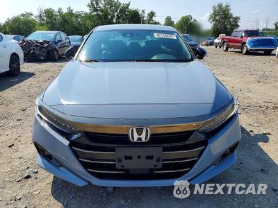 Piąte zdjęcie samochodu w środku: 2022 HONDA ACCORD HYBRID SPORT VIN:1HGCV3F22NA033335 - miniatura