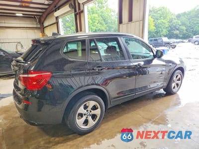 Trzecie zdjęcie samochodu z tyłu: 2012 BMW X3 XDRIVE28I VIN:5UXWX5C55CL721393 - miniatura