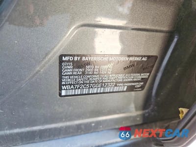 Zdjęcie 12 z 12 samochodu: 2016 BMW 750 XI VIN:WBA7F2C57GGE12322 - miniatura