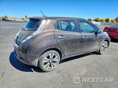 Trzecie zdjęcie samochodu z tyłu: 2017 NISSAN LEAF SV VIN:1N4BZ0CP9HC301891 - miniatura