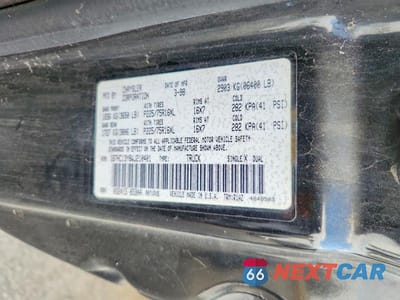 Zdjęcie 12 z 12 samochodu: 1998 DODGE RAM 1500 VIN:1B7HC13Y8WJ210401 - miniatura