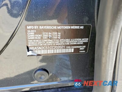Zdjęcie 12 z 12 samochodu: 2012 BMW 535 IGT VIN:WBASN2C51CC202021 - miniatura