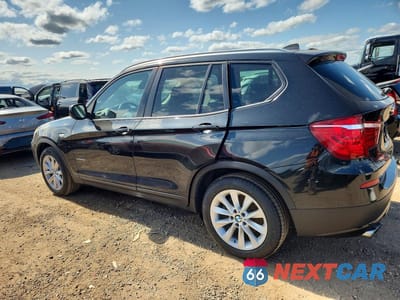 Drugie zdjęcie samochodu z przodu: 2013 BMW X3 XDRIVE28I VIN:5UXWX9C53D0D06375 - miniatura