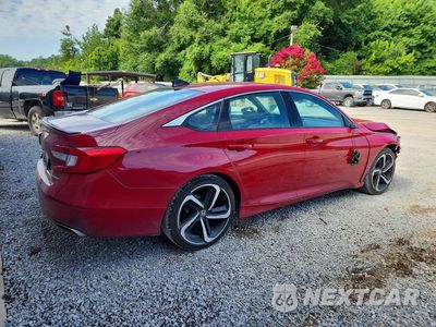 Trzecie zdjęcie samochodu z tyłu: 2022 HONDA ACCORD SPORT VIN:1HGCV1F36NA058770 - miniatura