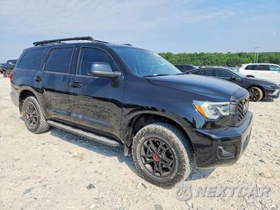 Czwarte zdjęcie samochodu z boku: 2020 TOYOTA SEQUOIA TRD PRO VIN:5TDBY5G12LS176823 - miniatura