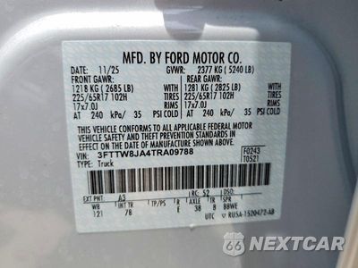 Zdjęcie 13 z 13 samochodu: 2026 FORD MAVERICK XLT VIN:3FTTW8JA4TRA09788 - miniatura