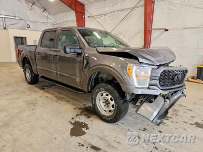 Czwarte zdjęcie samochodu z boku: 2022 FORD F150 SUPERCREW VIN:1FTFW1E55NFA38833 - miniatura
