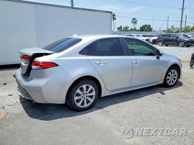 Trzecie zdjęcie samochodu z tyłu: 2021 TOYOTA COROLLA LE VIN:JTDEPMAE8MJ152711 - miniatura